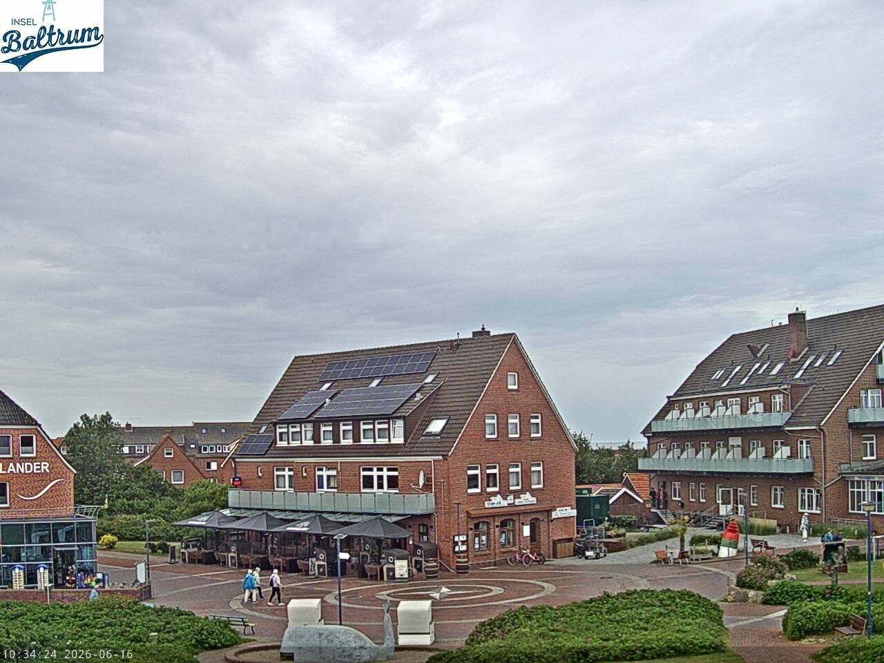 Archiv Foto Webcam Marktplatz Baltrum