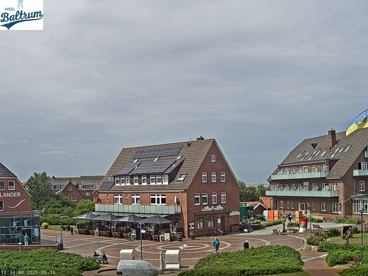 Archiv Foto Webcam Marktplatz Baltrum