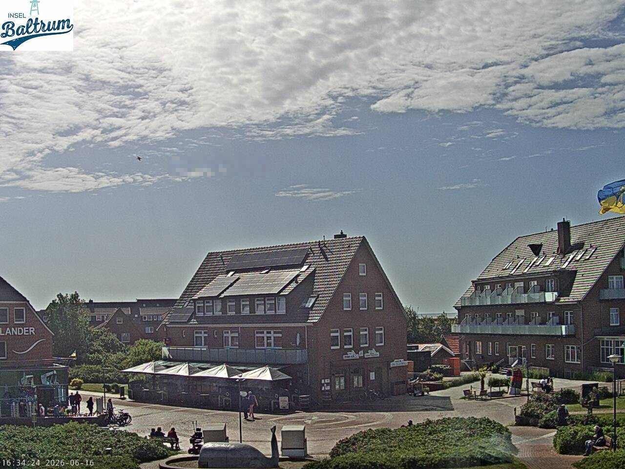 Archiv Foto Webcam Marktplatz Baltrum
