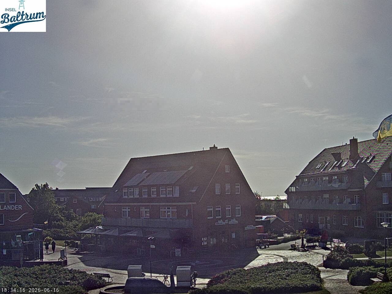 Archiv Foto Webcam Marktplatz Baltrum
