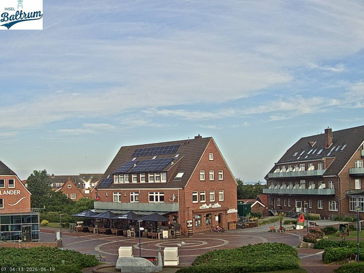 Archiv Foto Webcam Marktplatz Baltrum