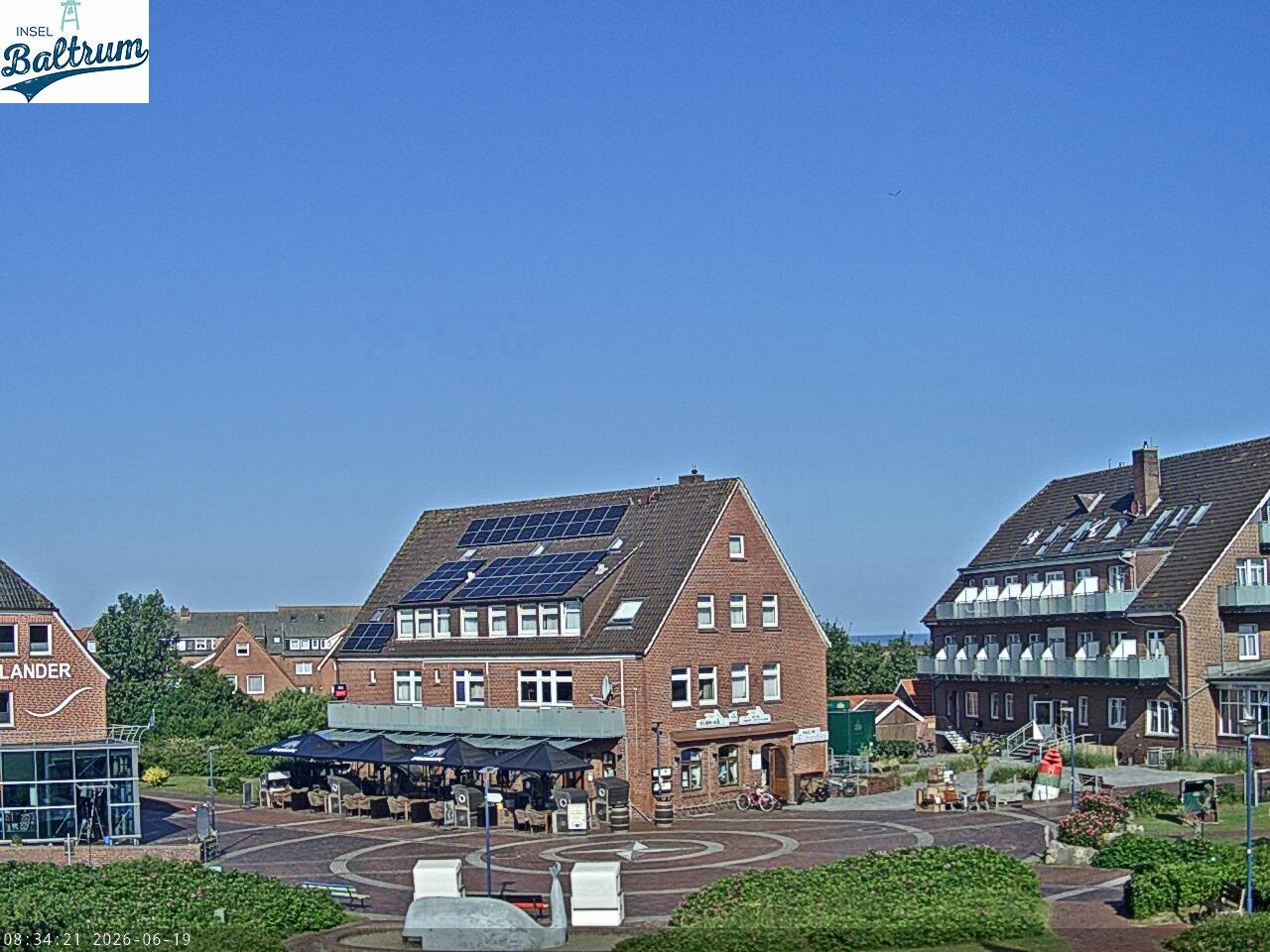 Archiv Foto Webcam Marktplatz Baltrum