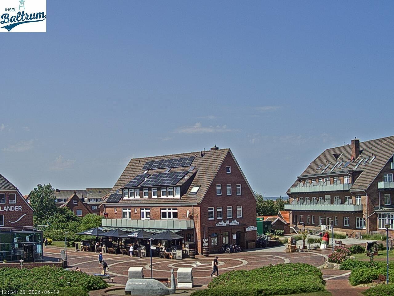 Archiv Foto Webcam Marktplatz Baltrum