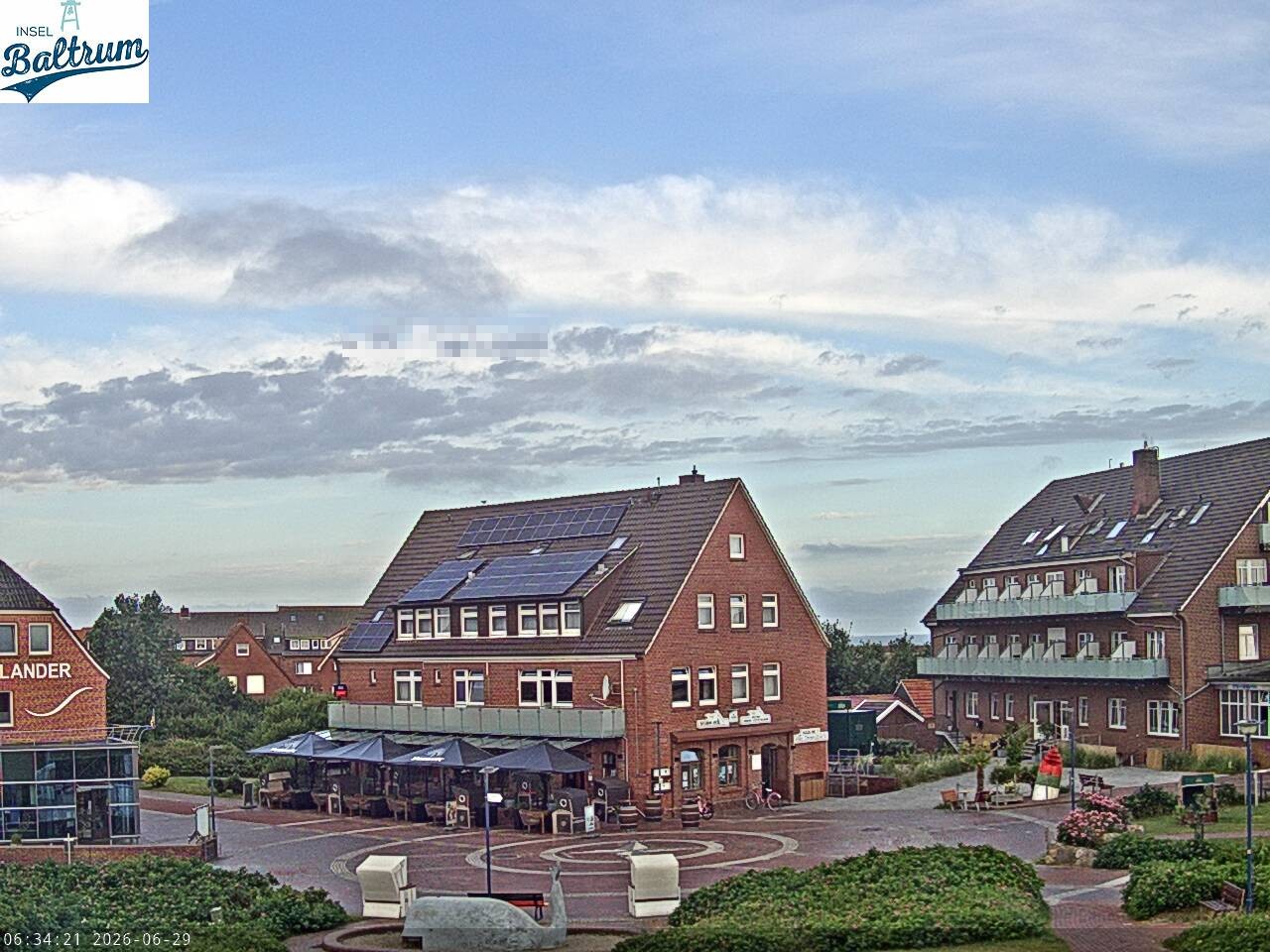 Archiv Foto Webcam Marktplatz Baltrum