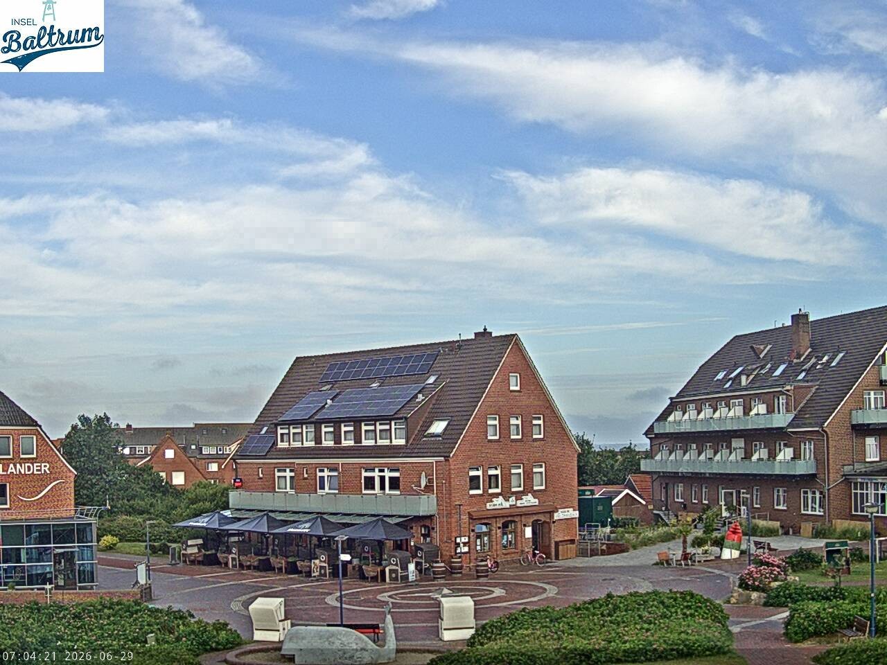 Archiv Foto Webcam Marktplatz Baltrum