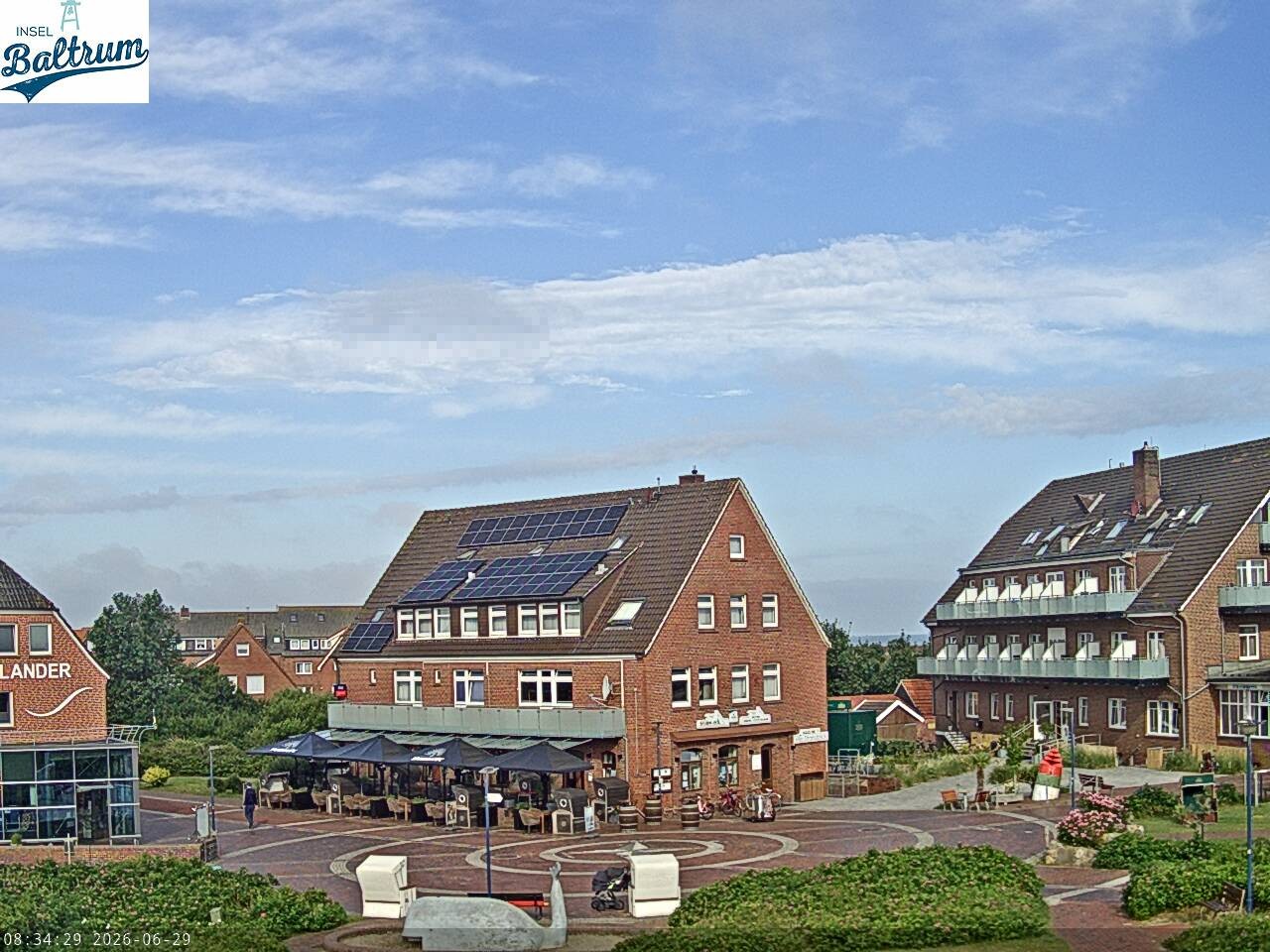 Archiv Foto Webcam Marktplatz Baltrum
