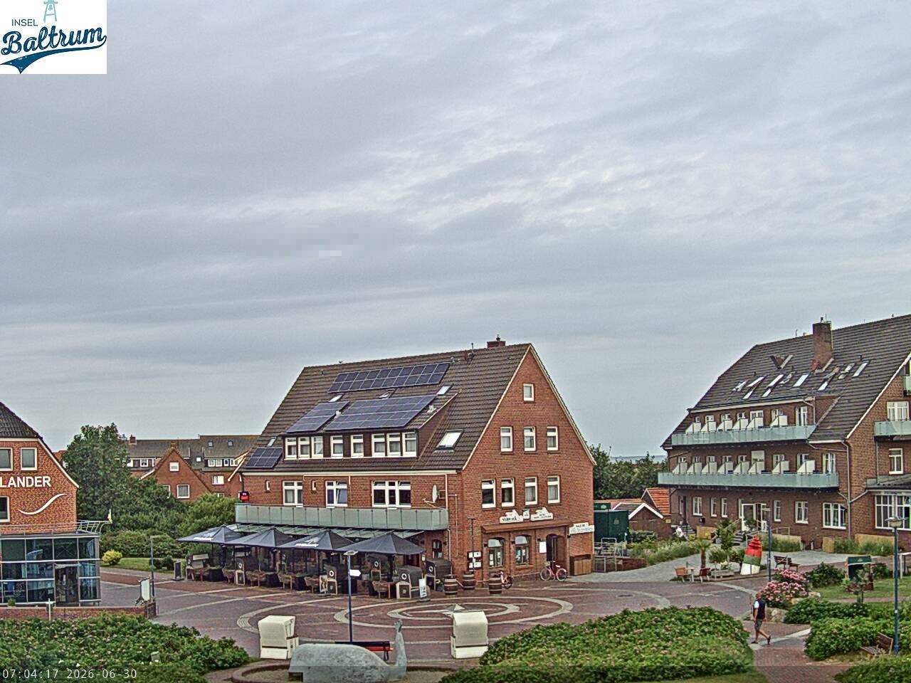 Archiv Foto Webcam Marktplatz Baltrum