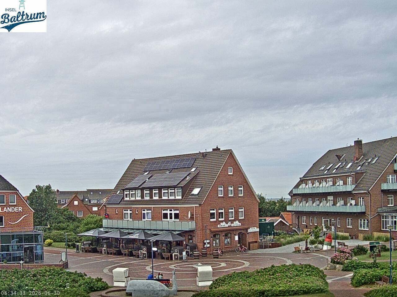 Archiv Foto Webcam Marktplatz Baltrum
