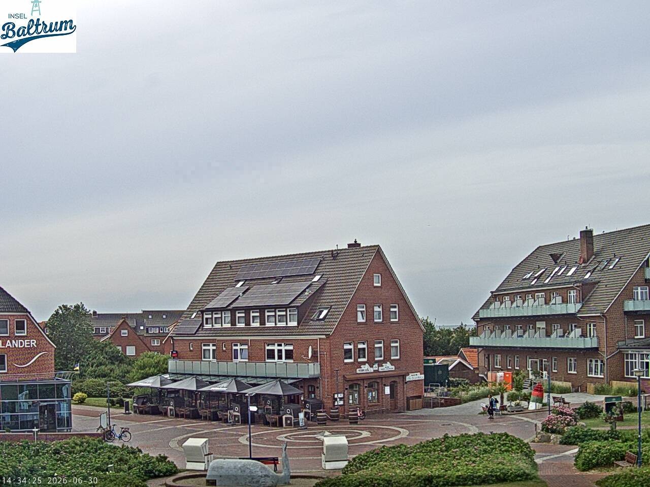 Archiv Foto Webcam Marktplatz Baltrum
