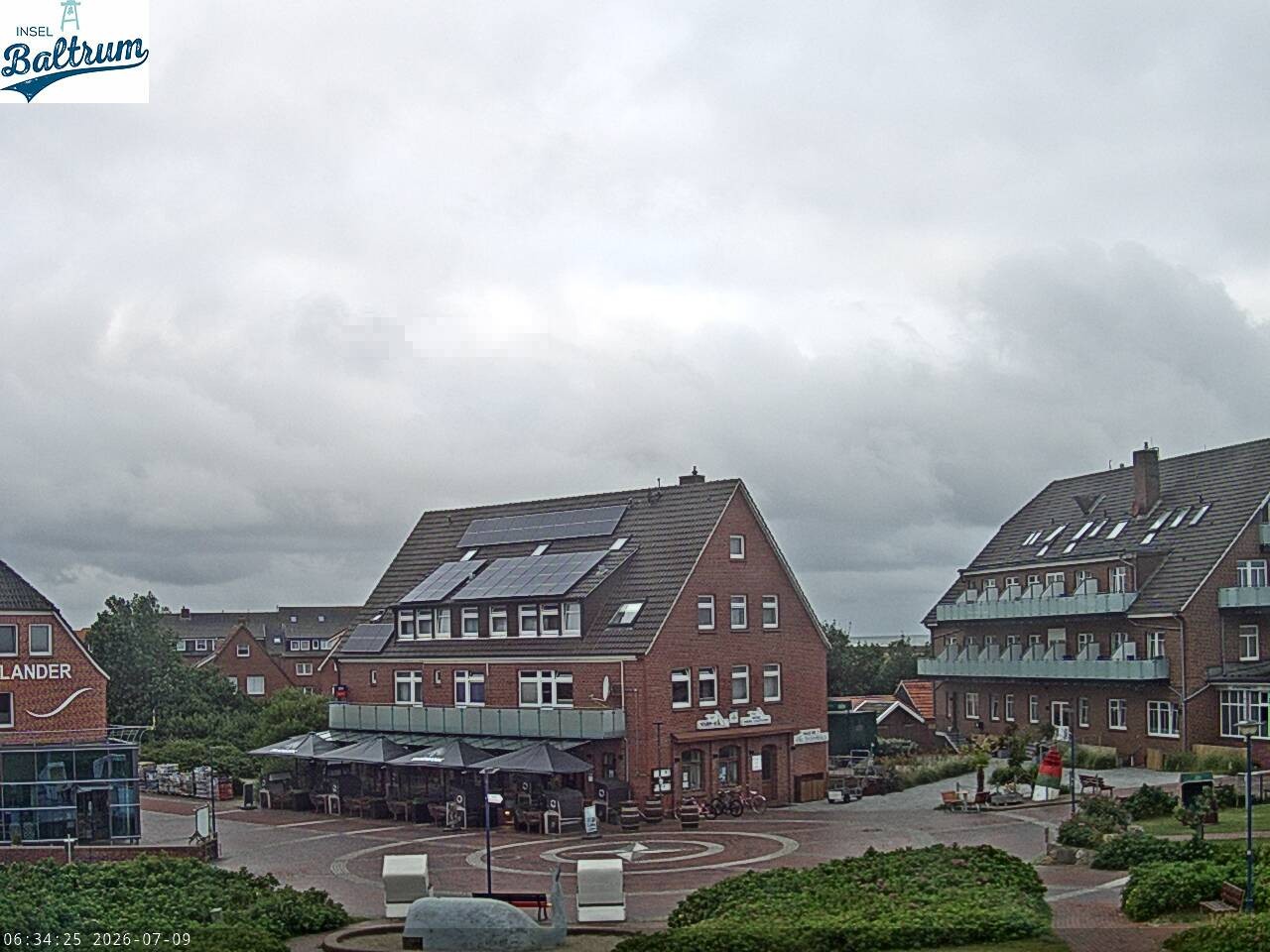 Archiv Foto Webcam Marktplatz Baltrum