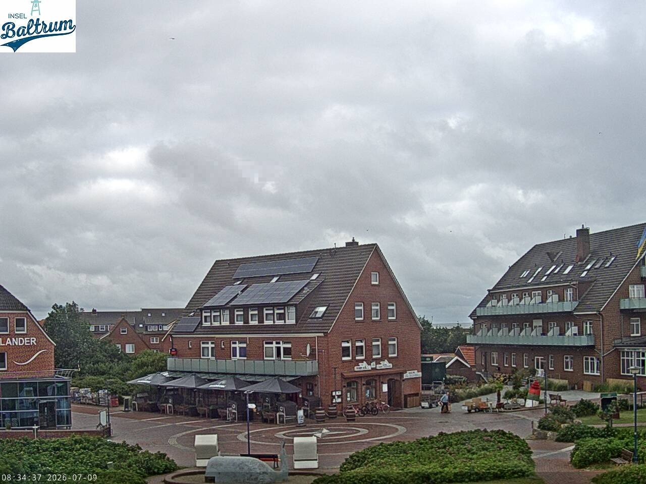 Archiv Foto Webcam Marktplatz Baltrum