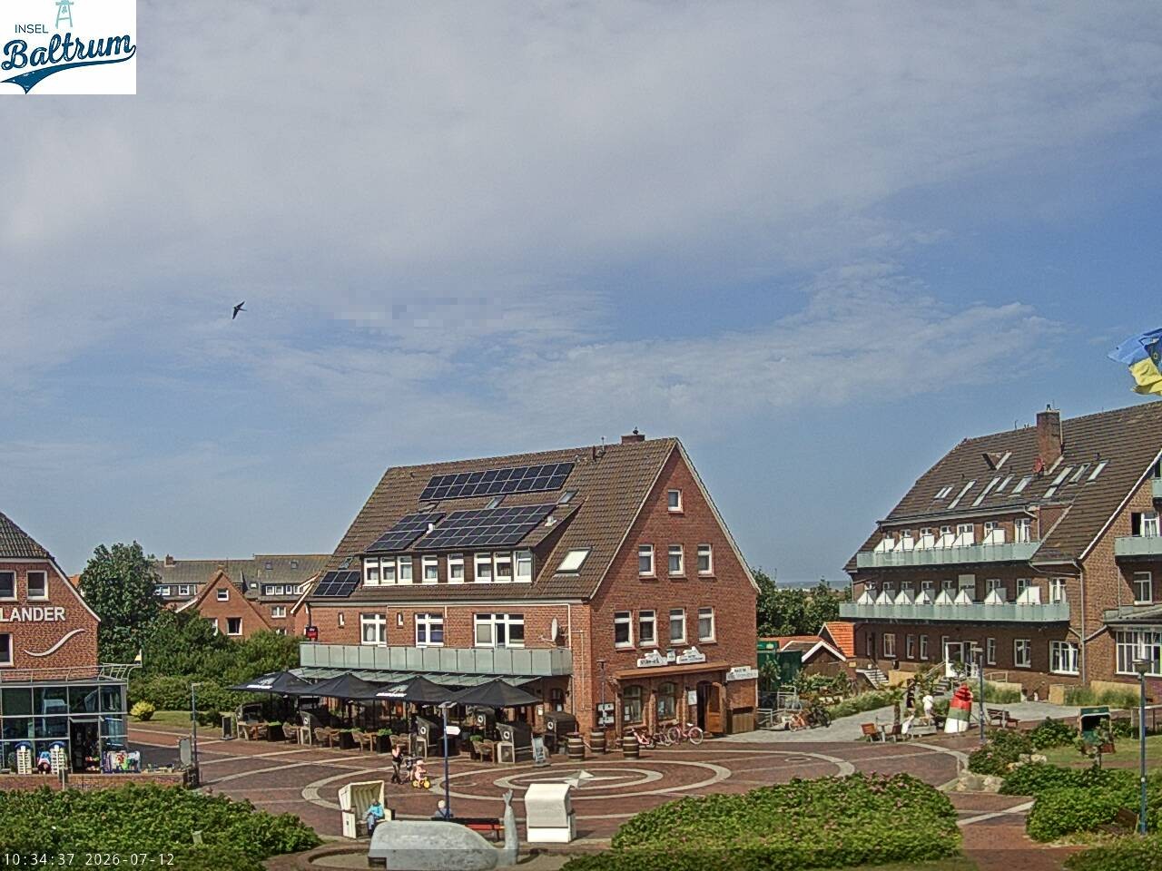 Archiv Foto Webcam Marktplatz Baltrum