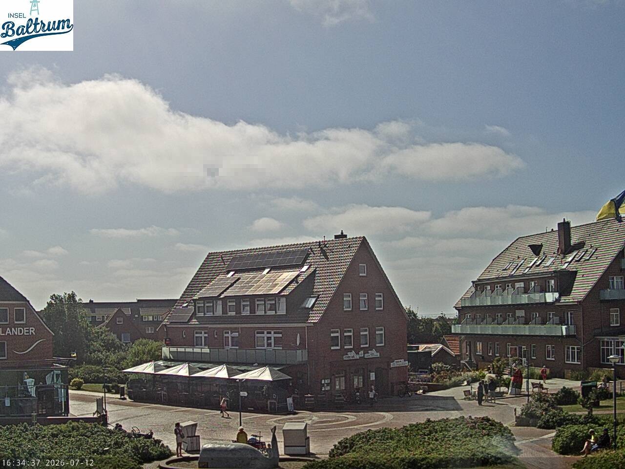 Archiv Foto Webcam Marktplatz Baltrum