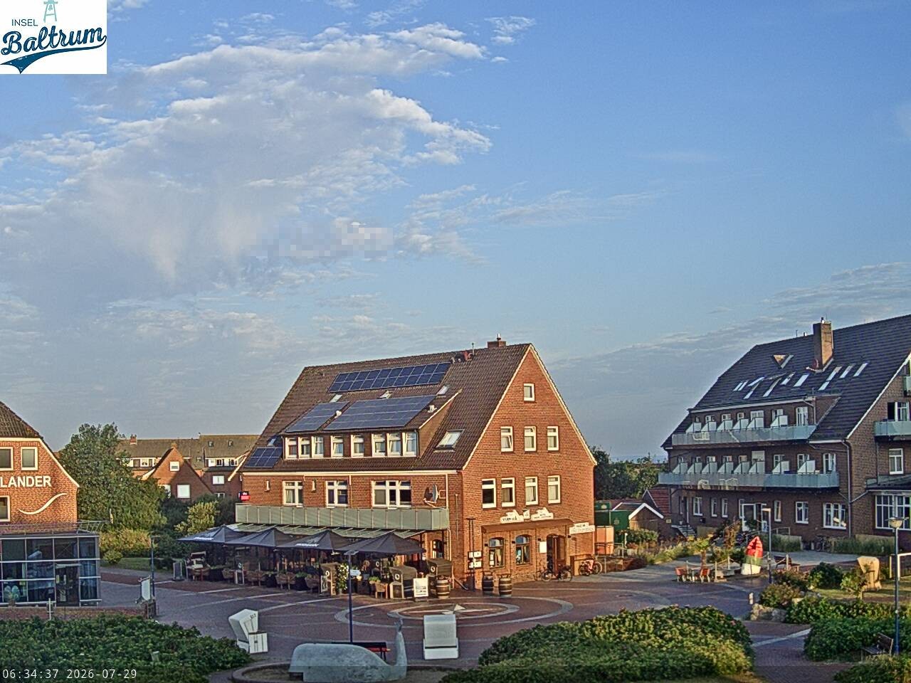 Archiv Foto Webcam Marktplatz Baltrum