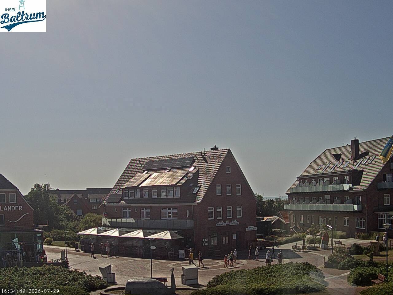 Archiv Foto Webcam Marktplatz Baltrum