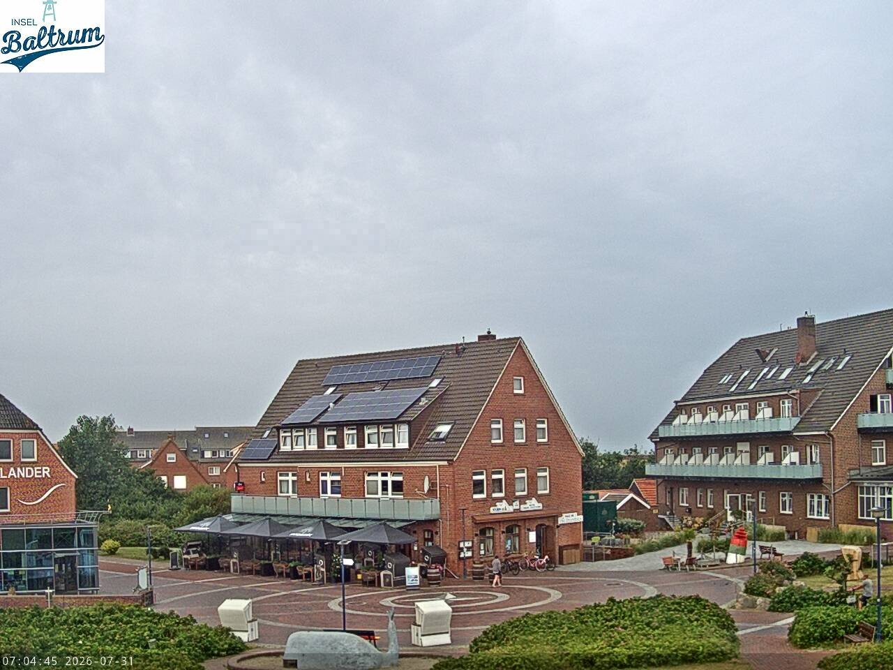 Archiv Foto Webcam Marktplatz Baltrum