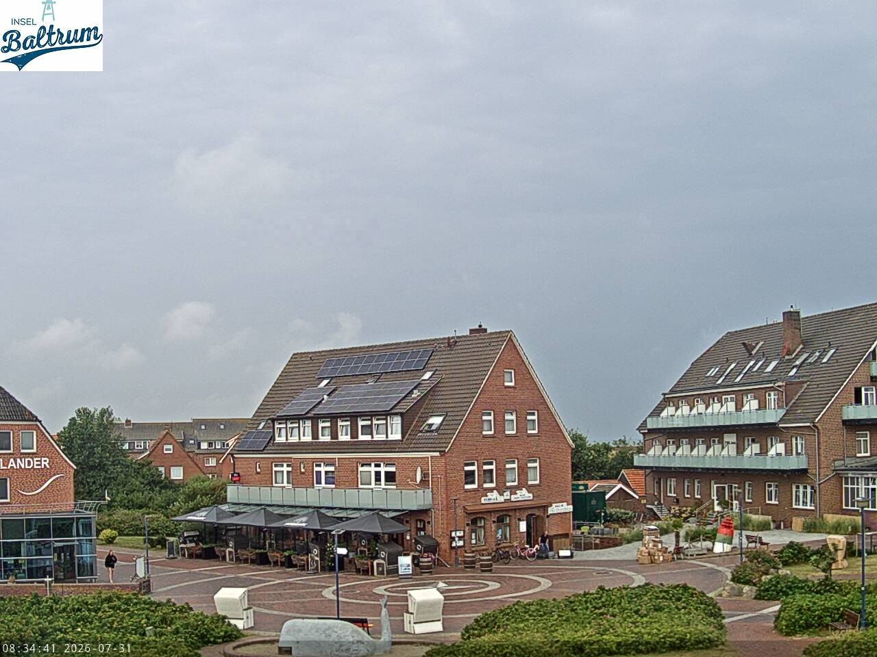 Archiv Foto Webcam Marktplatz Baltrum