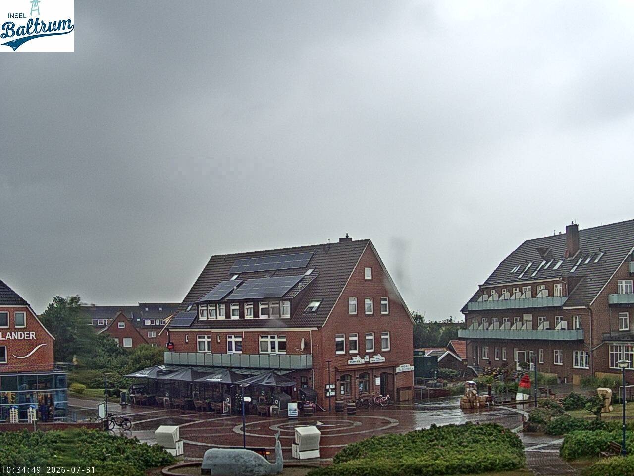 Archiv Foto Webcam Marktplatz Baltrum