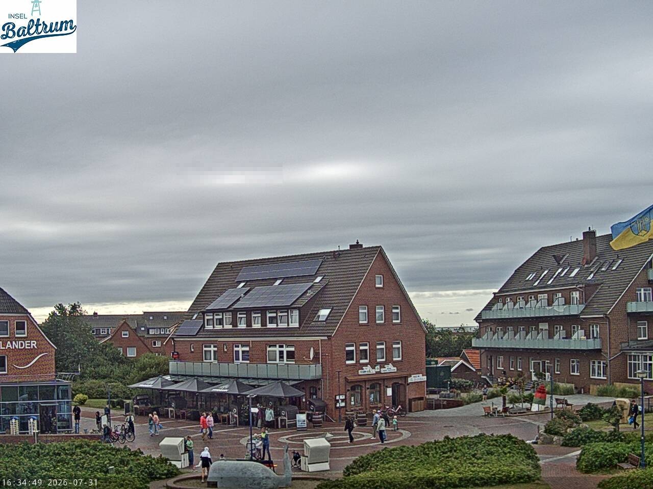 Archiv Foto Webcam Marktplatz Baltrum