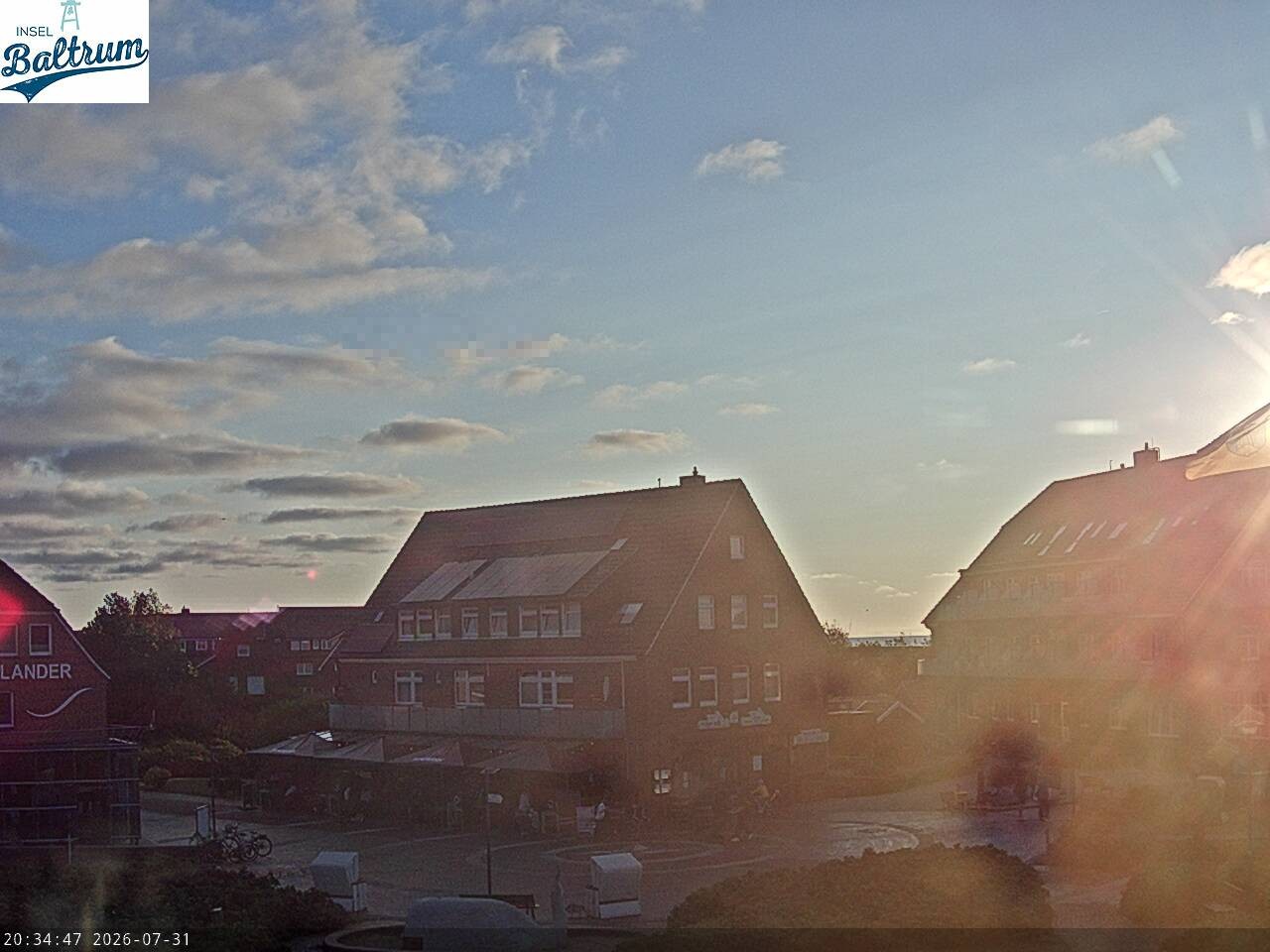 Archiv Foto Webcam Marktplatz Baltrum