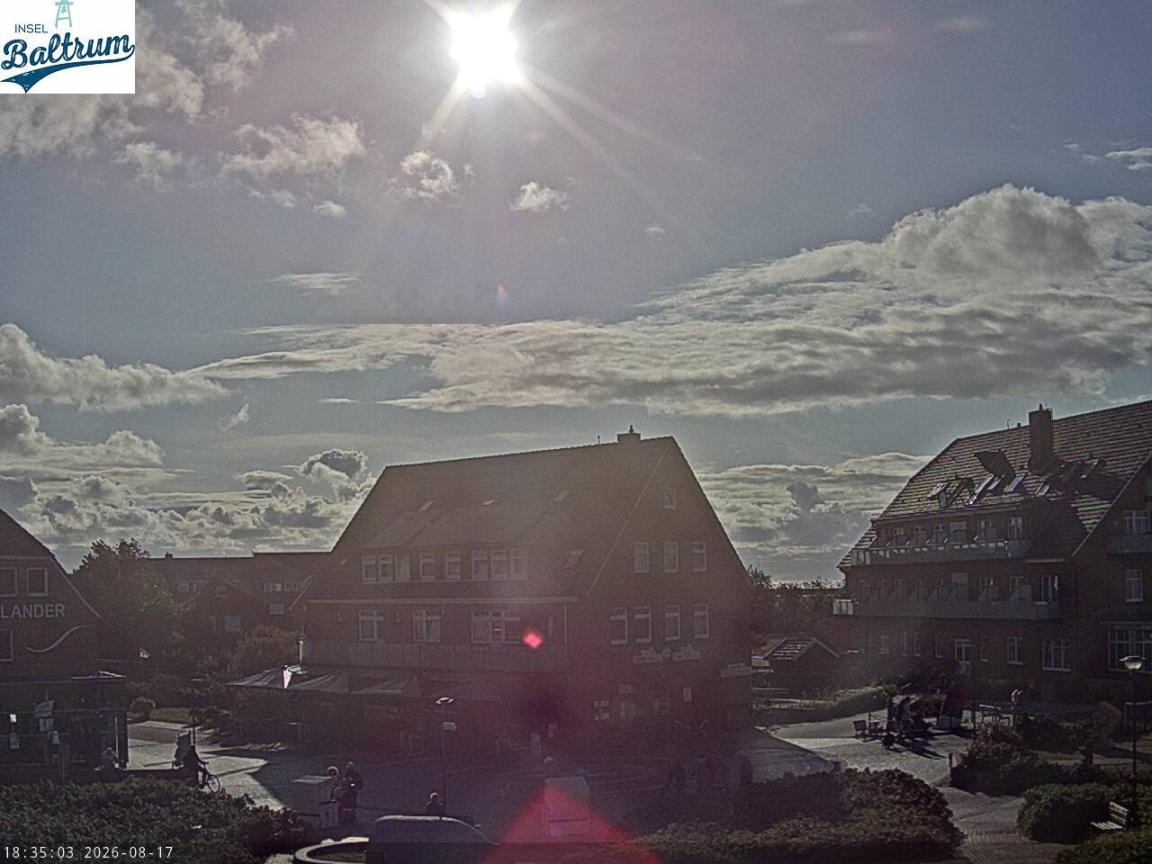 Archived image Webcam Market Square Baltrum