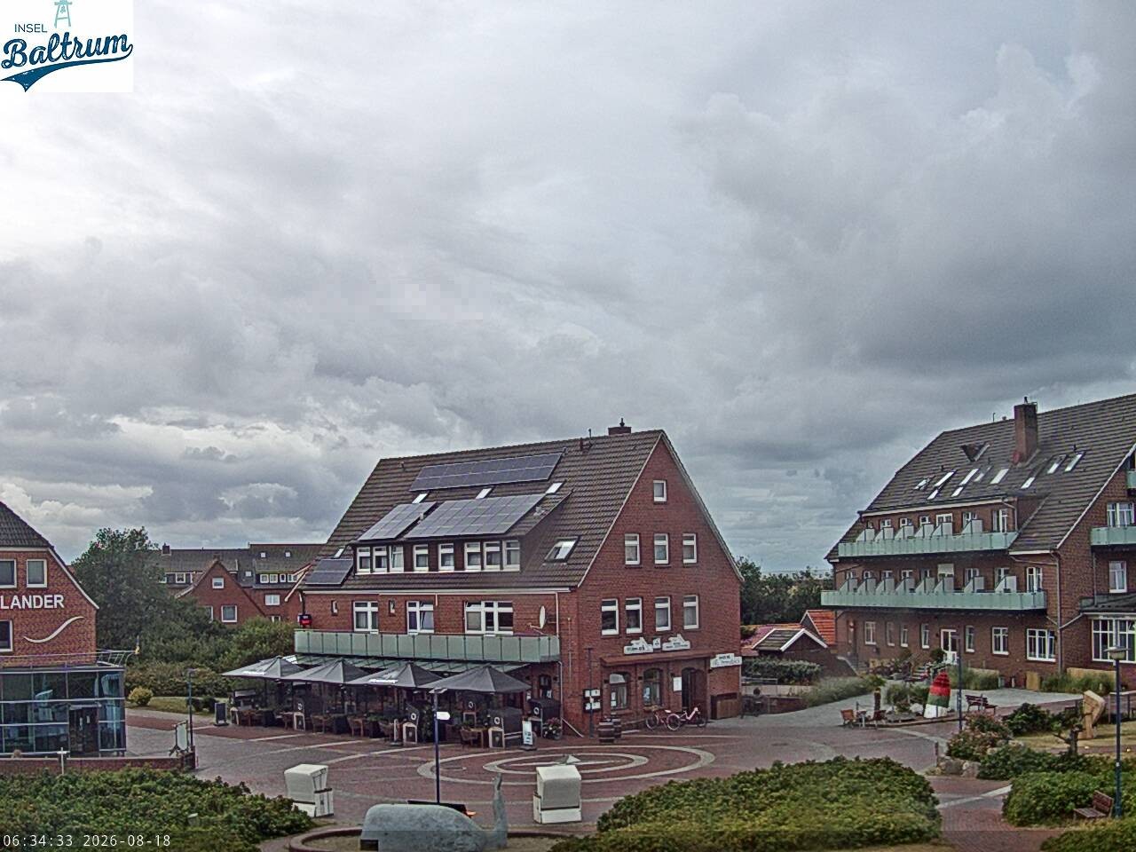 Archiv Foto Webcam Marktplatz Baltrum