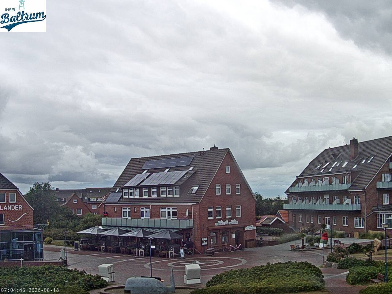 Archiv Foto Webcam Marktplatz Baltrum