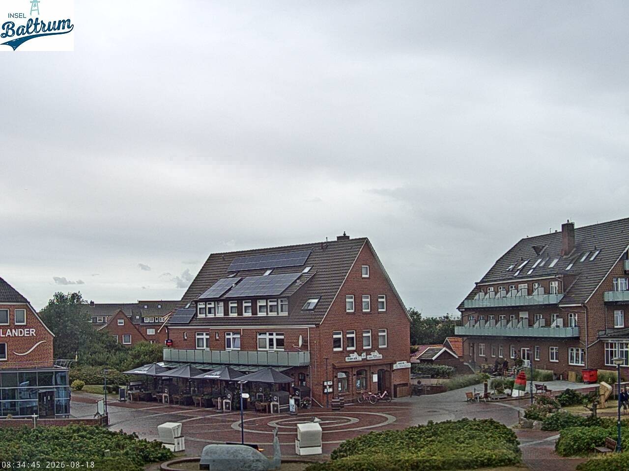 Archiv Foto Webcam Marktplatz Baltrum