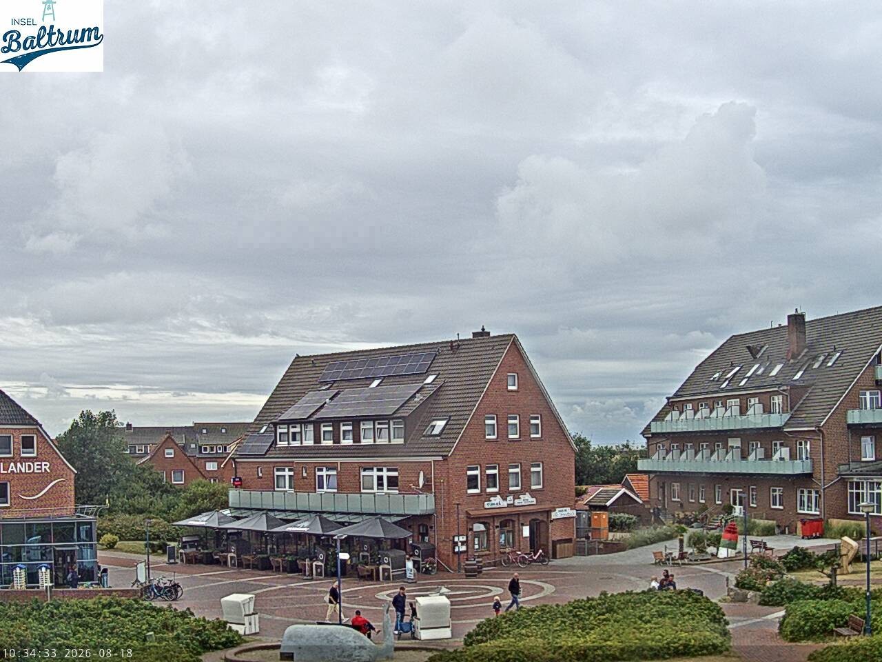 Archiv Foto Webcam Marktplatz Baltrum