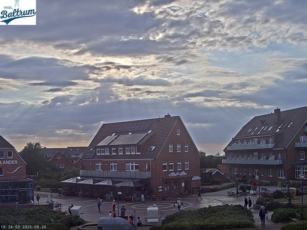 Archived image Webcam Market Square Baltrum