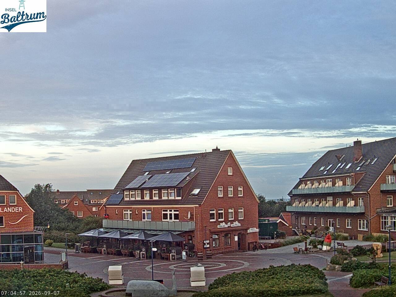 Archiv Foto Webcam Marktplatz Baltrum