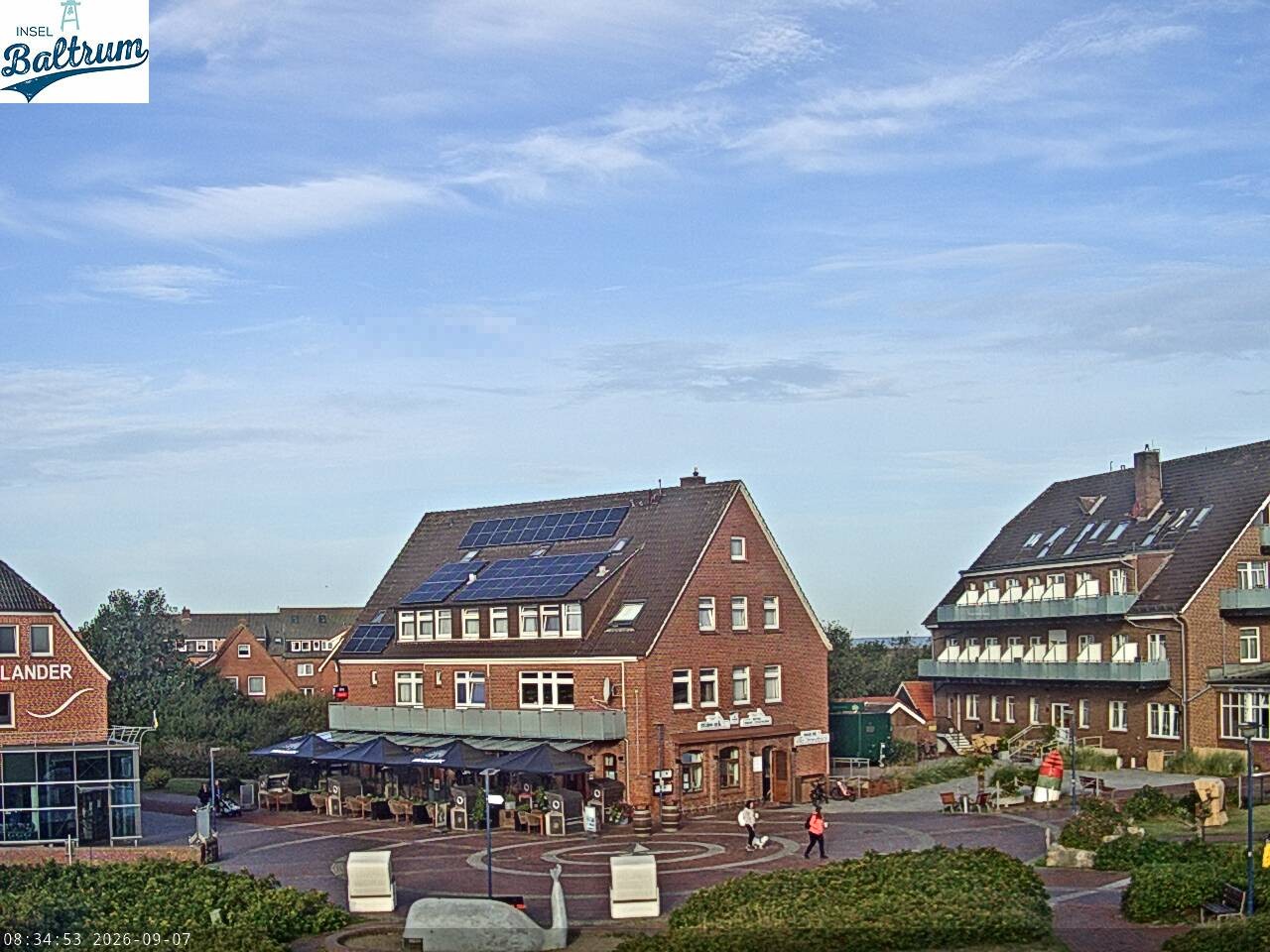 Archiv Foto Webcam Marktplatz Baltrum