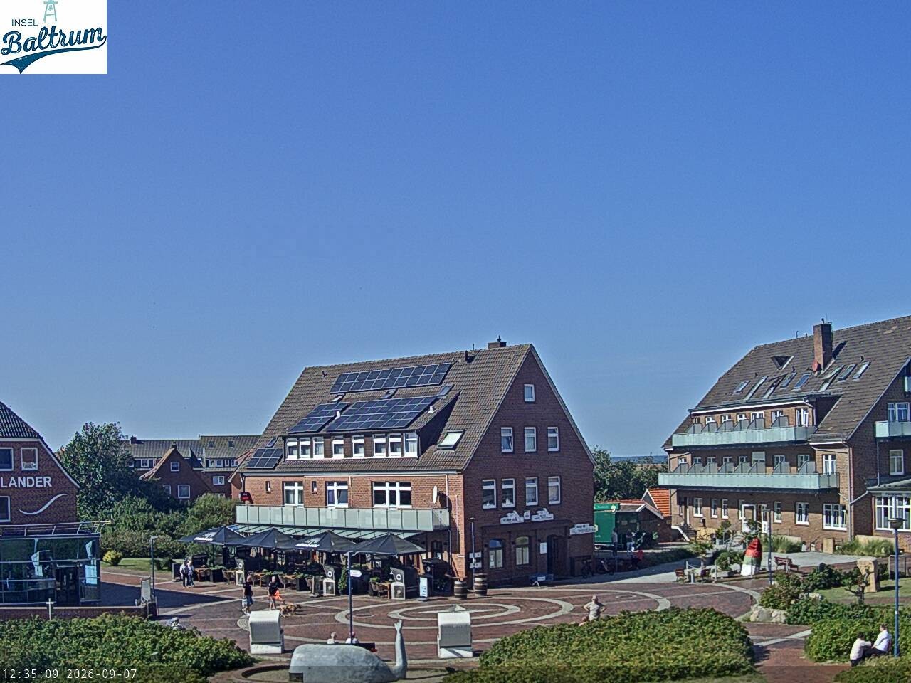 Archiv Foto Webcam Marktplatz Baltrum