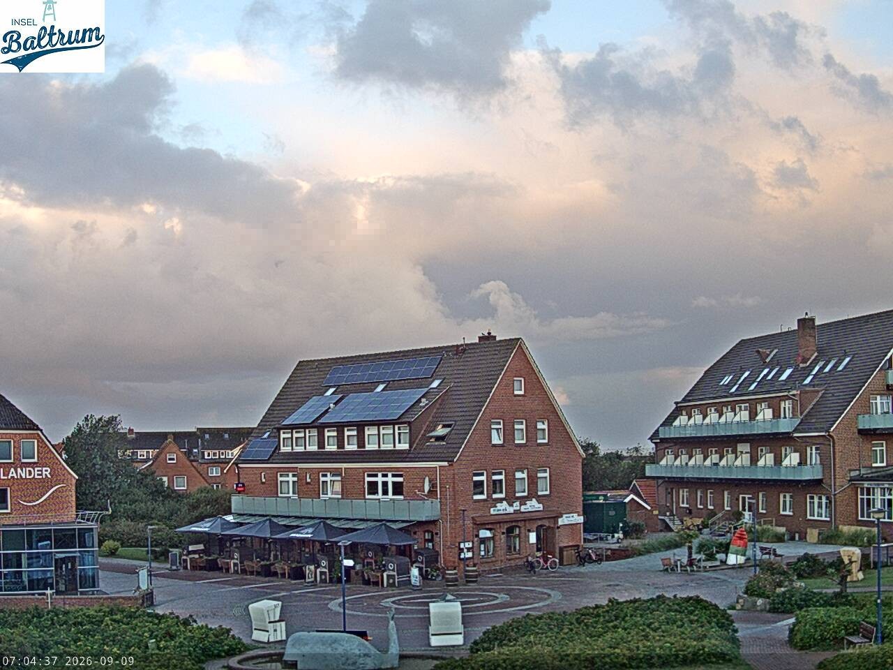 Archiv Foto Webcam Marktplatz Baltrum