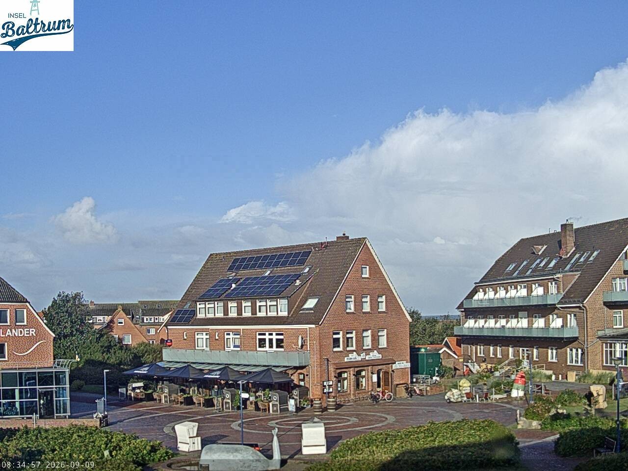 Archiv Foto Webcam Marktplatz Baltrum