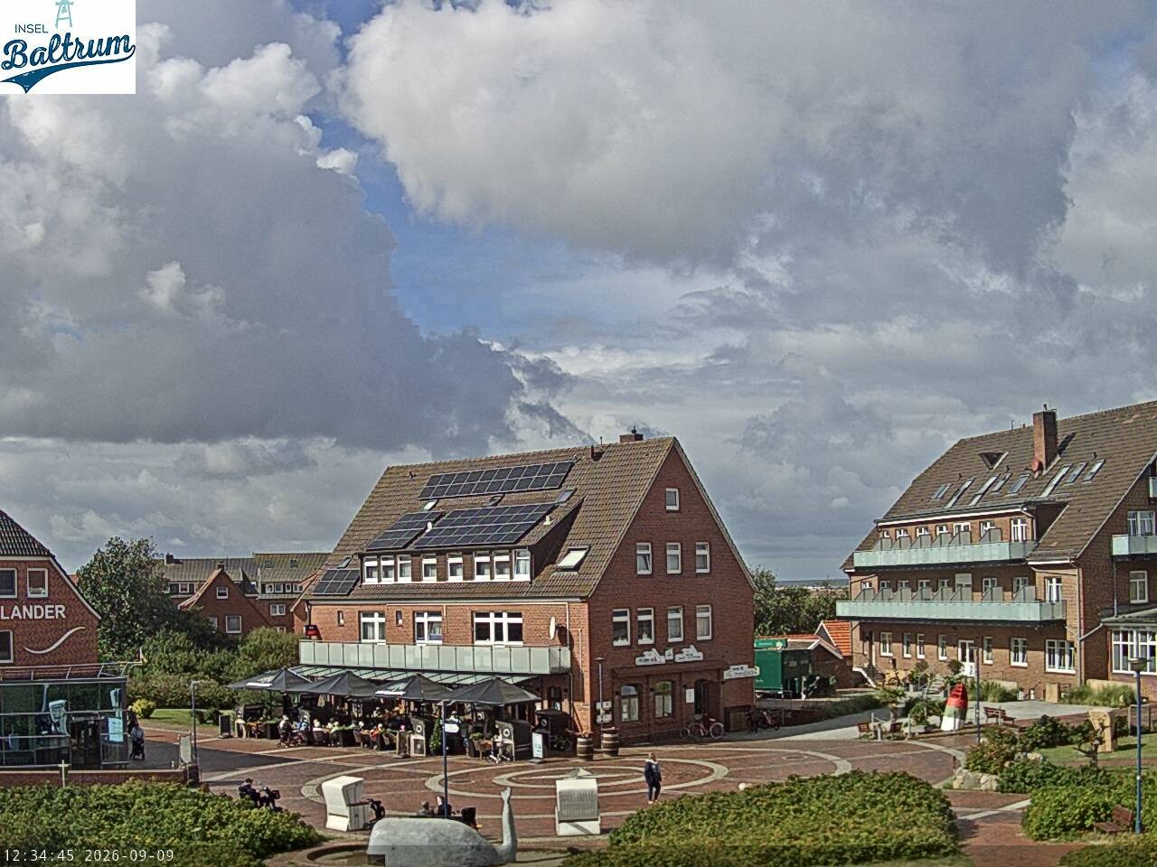 Archiv Foto Webcam Marktplatz Baltrum