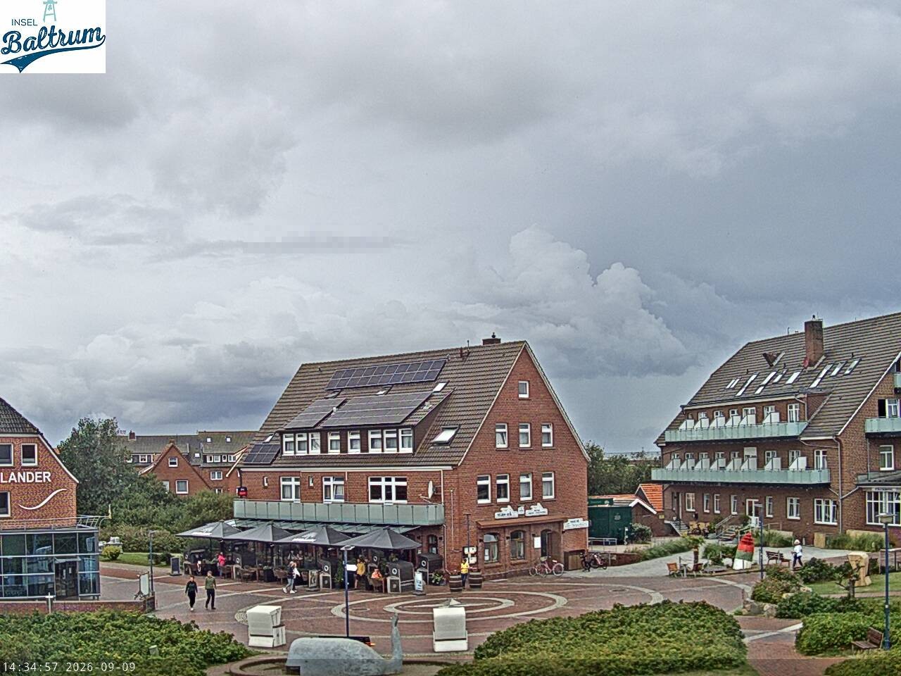Archiv Foto Webcam Marktplatz Baltrum