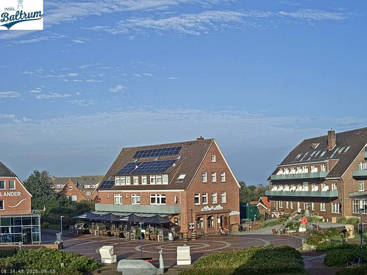 Archiv Foto Webcam Marktplatz Baltrum
