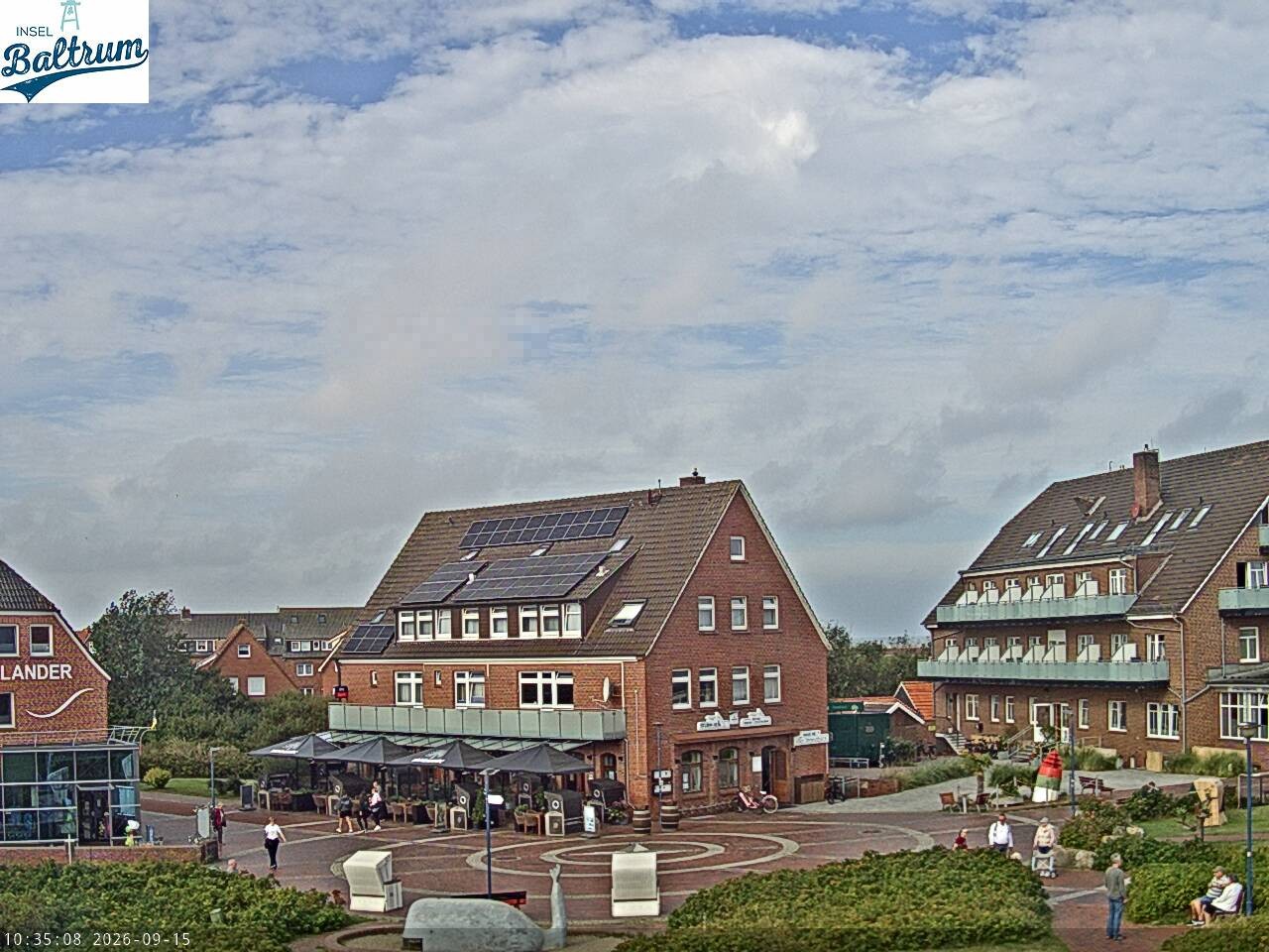 Archiv Foto Webcam Marktplatz Baltrum