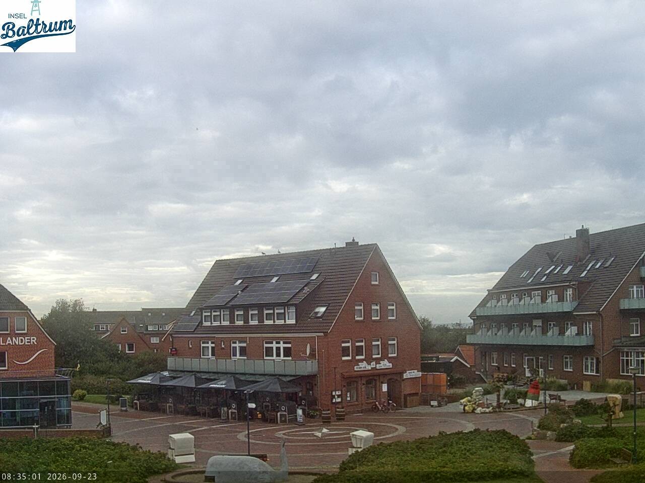 Archiv Foto Webcam Marktplatz Baltrum