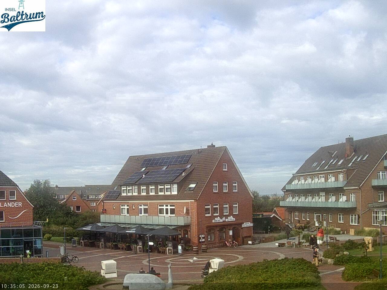 Archiv Foto Webcam Marktplatz Baltrum