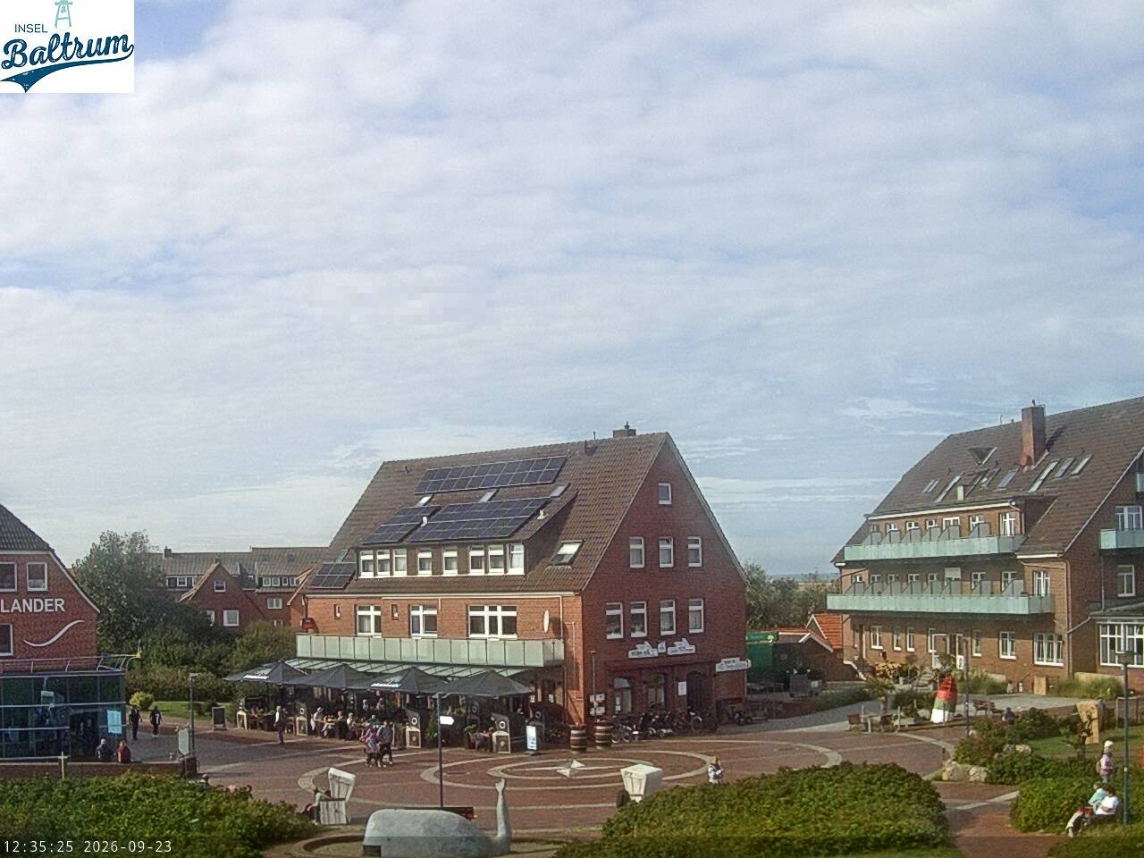 Archiv Foto Webcam Marktplatz Baltrum