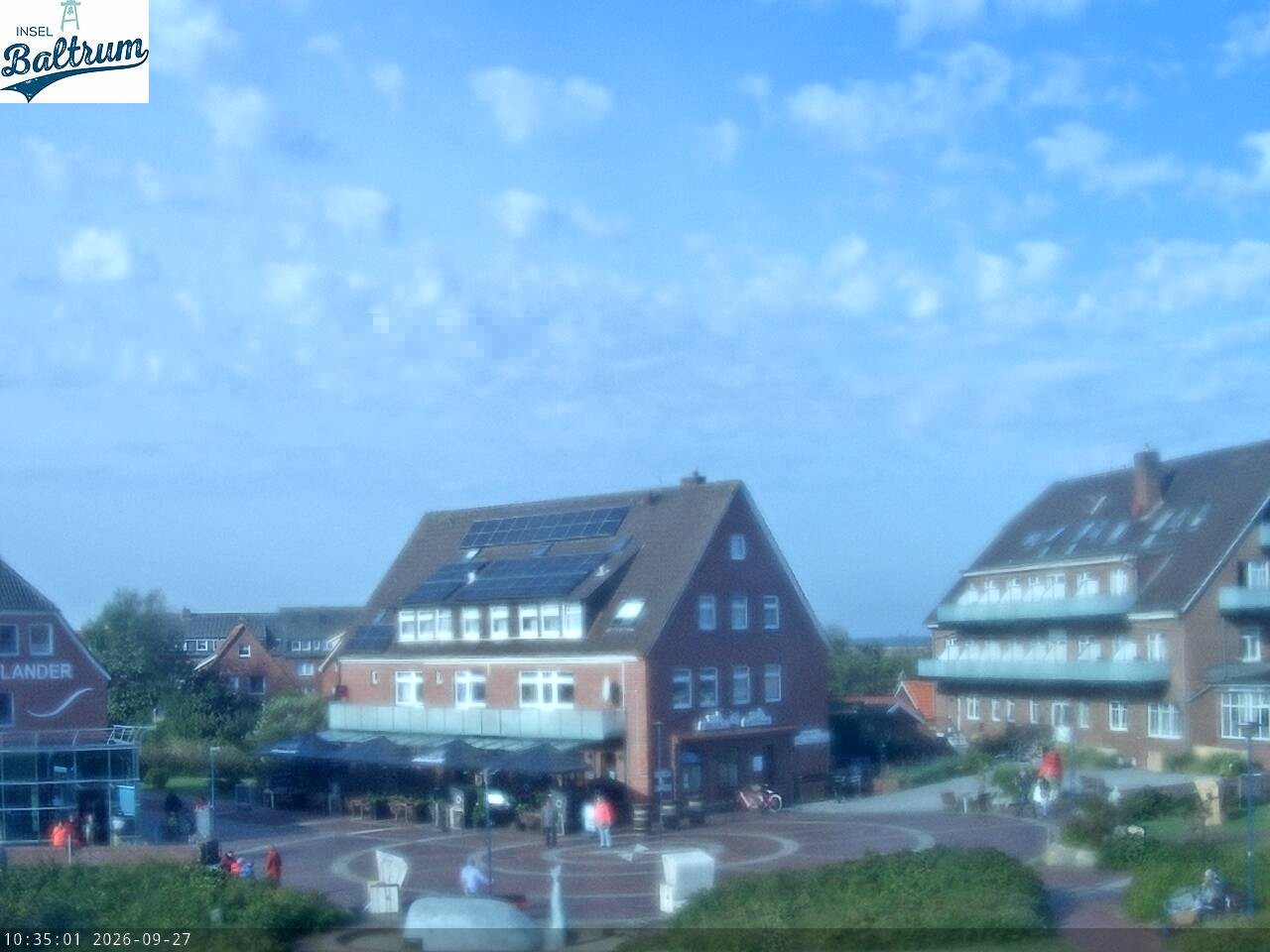 Archiv Foto Webcam Marktplatz Baltrum