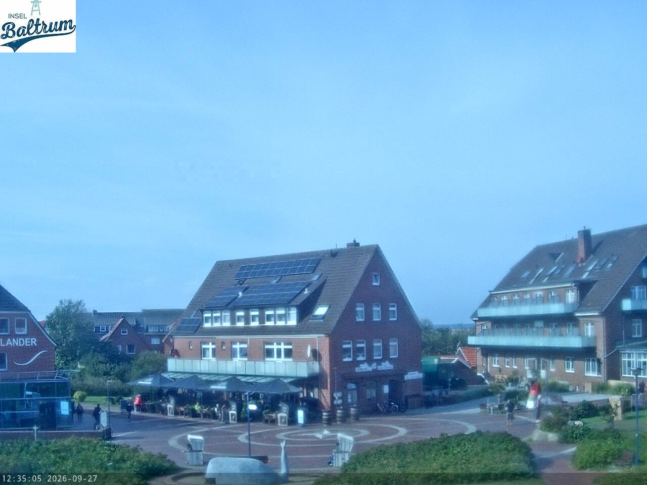 Archiv Foto Webcam Marktplatz Baltrum