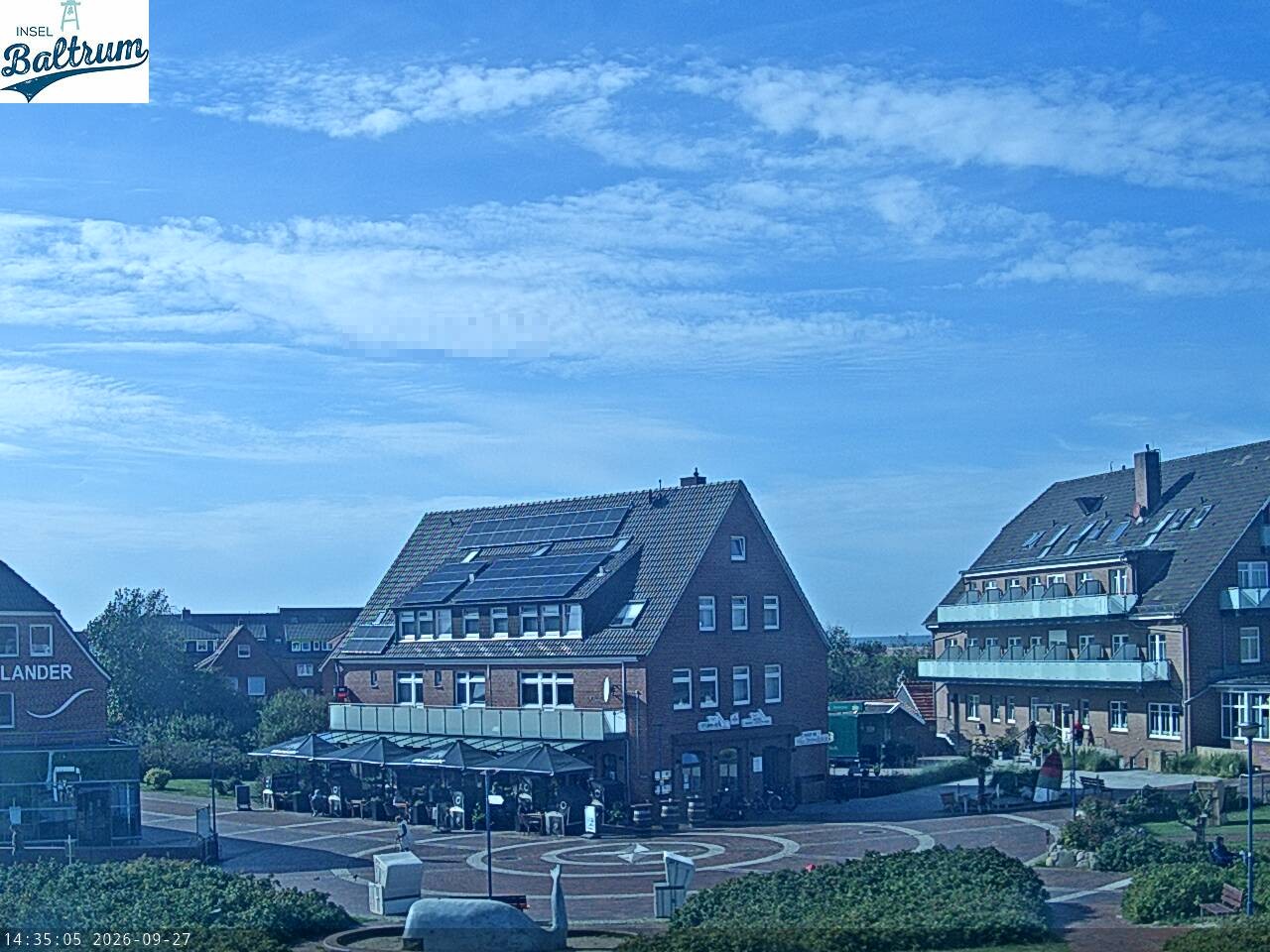 Archiv Foto Webcam Marktplatz Baltrum