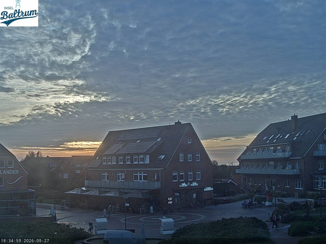 Archiv Foto Webcam Marktplatz Baltrum