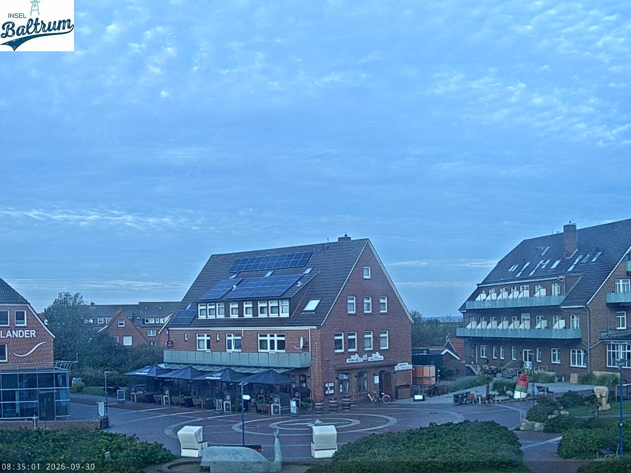 Archived image Webcam Market Square Baltrum