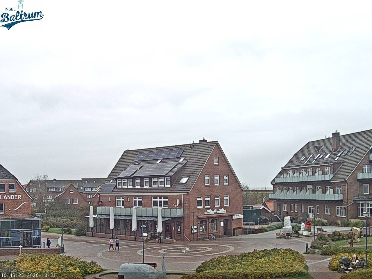 Archiv Foto Webcam Marktplatz Baltrum