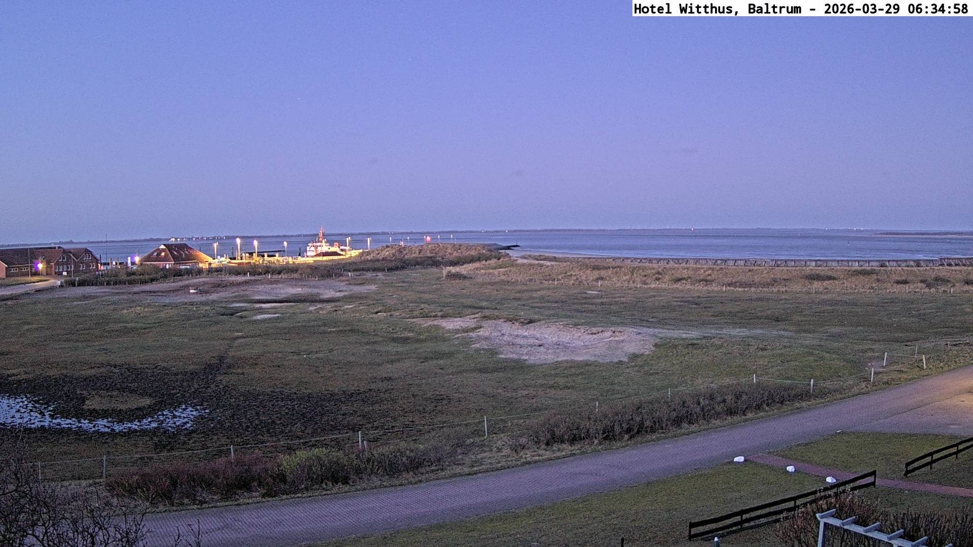 Archiv Foto Webcam Blick vom Hotel Witthus in Baltrum