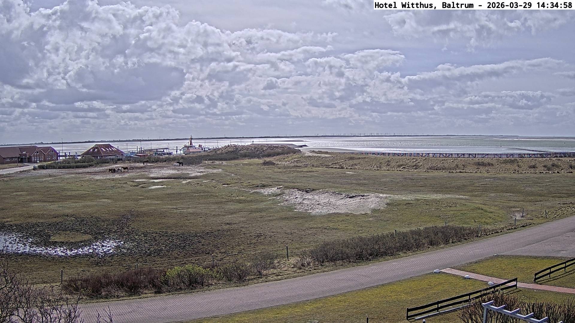 Archiv Foto Webcam Blick vom Hotel Witthus in Baltrum